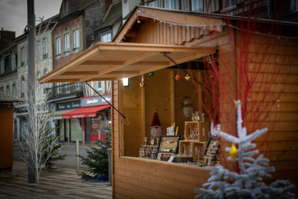 Chalet au marché de Noël de Beuzeville
